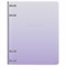 Тетрадь на кольцах БОЛЬШАЯ 305х235 мм А4, 120 л., пластик, с разделителями, BRAUBERG, Фиолетовый, 404623 404623
