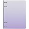 Тетрадь на кольцах А5 175х220 мм, 120 л., пластик, с разделителями, BRAUBERG, Фиолетовый, 404627 404627