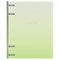 Тетрадь на кольцах БОЛЬШАЯ 305х235 мм А4, 120 л., пластик, с разделителями, BRAUBERG, Зеленый, 404625 404625