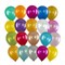 Шары воздушные 30 см, 50 штук, "МЕТАЛЛИК", ассорти, BRAUBERG KIDS, 591882 591882