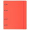 Тетрадь на кольцах А5 175х220 мм, 120 л., пластик, с резинкой, BRAUBERG, Коралловый, 404621 404621