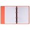 Тетрадь на кольцах А5 175х220 мм, 120 л., пластик, с резинкой, BRAUBERG, Коралловый, 404621 404621