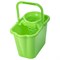Ведро 9,5 л для уборки КОМПЛЕКТ с ОТЖИМОМ (сетчатый) пластик, для веревочных и ленточных МОПов, IDEA, М 2421 602545