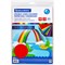 Набор цветного картона и бумаги А4 ТОНИРОВАННЫХ В МАССЕ, 30+30 л., 15 цв., BRAUBERG, "Радуга", 115087 115087