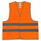 Жилет сигнальный, 2 светоотражающие полосы, ОРАНЖЕВЫЙ, XXXL (60-62), ГРАНДМАСТЕР, 610888 610888