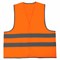 Жилет сигнальный, 2 светоотражающие полосы, ОРАНЖЕВЫЙ, XXXL (60-62), ГРАНДМАСТЕР, 610888 610888