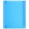 Тетрадь на кольцах А5 175х220 мм, 120 л., пластик, с резинкой, BRAUBERG, Синий, 404617 404617