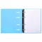 Тетрадь на кольцах А5 175х220 мм, 120 л., пластик, с резинкой, BRAUBERG, Синий, 404617 404617