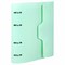 Тетрадь на кольцах А5 175х220 мм, 120 л., пластик, на липучке, с разделителями, BRAUBERG, Мятный, 404638 404638