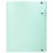 Тетрадь на кольцах А5 175х220 мм, 120 л., пластик, на липучке, с разделителями, BRAUBERG, Мятный, 404638 404638