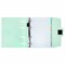 Тетрадь на кольцах А5 175х220 мм, 120 л., пластик, на липучке, с разделителями, BRAUBERG, Мятный, 404638 404638
