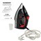 Утюг SONNEN SI-588, 2200 Вт, керамическое покрытие, паровой удар, черный/красный, 455279 455279