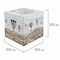 Короб для хранения из микрогофрокартона 315х315х315 мм, КОМПЛЕКТ 3 шт., 271819 271819
