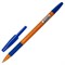 Ручка шариковая с грипом ERICH KRAUSE "R-301 Grip", СИНЯЯ, корпус оранжевый, узел 0,7 мм, линия письма 0,35 мм, 39531 142854
