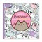 Книжка - раскраска PUSHEEN Маленькая мяу-раскраска, 245х245мм., 96 страниц, ЭКСМО, ш/, 29255 691040