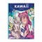 Книжка - раскраска аниме KAWAII, 210х280мм., 48 страниц, склейка, БОМБОРА, ш/к 19697 691042