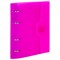 Тетрадь на кольцах А5 175х220 мм, 120 л., пластик, на липучке, с разделителями, BRAUBERG, Розовый, 404635 404635