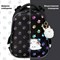 Ранец BRAUBERG LUMINOUS, 2 отделения, с брелоком, "Paws", СВЕТЯЩИЙСЯ РИСУНОК, 38х29х16 см, 271366 271366