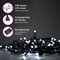 Электрогирлянда-нить комнатная "Стандарт" 10 м, 100 LED, холодный белый свет, 220 V, контроллер, ЗОЛОТАЯ СКАЗКА, 591347 591347
