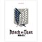 Тетрадь А5, 48 л., HATBER скоба, клетка, обложка картон, Атака Титанов 1 (микс в спайке), 48Т5В1 404846