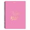Папка-тетрадь для нот А4, 20 вкладышей на 40 страниц, на гребне, пластик, РОЗОВАЯ, BRAUBERG, 404642 404642