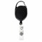 Держатель-рулетка для бейджей 70 см, петелька, карабин, черный, в блистере, BRAUBERG, 238237 238237