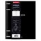 Тетрадь на кольцах БОЛЬШАЯ А4 (240х310 мм), 120 л., под кожу, BRAUBERG VISTA, Black, 404512 404512