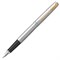 Набор PARKER "Jotter Stainless Steel GT": шариковая ручка синяя и перьевая ручка, 2093257 143360