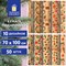 Бумага упаковочная новогодняя "Christmas Kraft", 70х100 см, 10 дизайнов ассорти, ЗОЛОТАЯ СКАЗКА, 592053 - фото 50585866