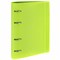 Тетрадь на кольцах А5 175х220 мм, 120 л., пластик, с резинкой, BRAUBERG, Салатовый, 404619 404619