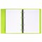 Тетрадь на кольцах А5 175х220 мм, 120 л., пластик, с резинкой, BRAUBERG, Салатовый, 404619 404619