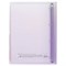 Тетрадь на кольцах БОЛЬШАЯ 305х235 мм А4, 120 л., пластик, с разделителями, BRAUBERG, Фиолетовый, 404623 404623