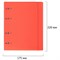 Тетрадь на кольцах А5 175х220 мм, 120 л., пластик, с резинкой, BRAUBERG, Коралловый, 404621 404621