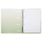 Тетрадь на кольцах БОЛЬШАЯ 305х235 мм А4, 120 л., пластик, с разделителями, BRAUBERG, Зеленый, 404625 404625