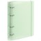 Тетрадь на кольцах А5 175х220 мм, 120 л., пластик, с резинкой и разделителями, BRAUBERG, Зеленый, 404632 404632