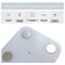 Весы напольные XIAOMI Mi Body Composition Scale 2, максимальная нагрузка 150 кг, квадрат, стекло, белые, NUN4048GL 456674