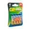 Батарейки КОМПЛЕКТ 4 шт., GP Ultra Plus G-Tech, AA (LR6), алкалиновые, пальчиковые, 15AUPA21-2CRSB4 454095