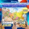 Карта России политико-административная 101х70 см, 1:8,5М, интерактивная, европодвес, BRAUBERG, 112395 112395