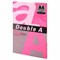 Бумага цветная DOUBLE A, А4, 75 г/м2, 100 л., неон, розовая 115133