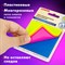 Блок самоклеящийся пластиковый (стикеры) 4 цвета BRAUBERG MULTI COLOUR 76х76 мм, 100 листов, 115208 115208