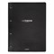 Тетрадь на кольцах БОЛЬШАЯ А4 (240х310 мм), 120 л., под кожу, BRAUBERG VISTA, Black, 404512 404512