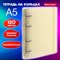 Тетрадь на кольцах А5 175х220 мм, 120 л., пластик, с резинкой и разделителями, BRAUBERG, Желтый, 404631 404631