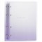 Тетрадь на кольцах А5 175х220 мм, 120 л., пластик, с разделителями, BRAUBERG, Фиолетовый, 404627 404627