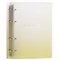 Тетрадь на кольцах А5 175х220 мм, 120 л., пластик, с разделителями, BRAUBERG, Желтый, 404628 404628