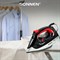 Утюг SONNEN SI-588, 2200 Вт, керамическое покрытие, паровой удар, черный/красный, 455279 455279