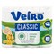 Бумага туалетная бытовая, спайка 24 шт., 2-х слойная (24х17,5 м), VEIRO Classic, белая, 5с224 127072