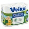 Бумага туалетная бытовая, спайка 24 шт., 2-х слойная (24х17,5 м), VEIRO Classic, белая, 5с224 127072