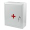 Шкафчик-аптечка металлический "Призма", навесной, 2 полки, ключевой замок, 330x280x140 мм 290313