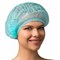 Шапочка-берет Шарлотта "Плиссе" бирюзовая, КОМПЛЕКТ 25 шт., спанбонд 18 г/м2, ГЕКСА 630238