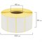 Этикетка ТермоЭко (47х26 мм), 2000 этикеток в ролике, светостойкость до 2 месяцев, 122304 122304